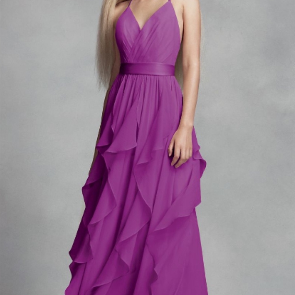 Davids bridal formal/bridesmaid dress! Size 2